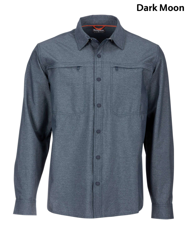 Simms Prewett Stretch Woven LS Shirt Dark Moon Simms Prewett Stretch Woven LS Shirt Dark Moon